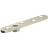 Platine haute en inox A2 avec vis pour système Opentec FW75 Longueur 135mm Largeur 20mm