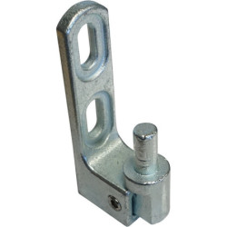 Pivot de portail à cheviller pour portail PVC gond diamétre 12 sachet de 2 piéces zingué blanc