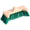 Balai Baldozer Taliaplast fibres en PVC vert