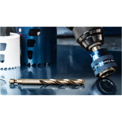 Foret de centrage Plus HSS-G Bosch bois et métal diamètre 7.15 mm longueur 105 mm