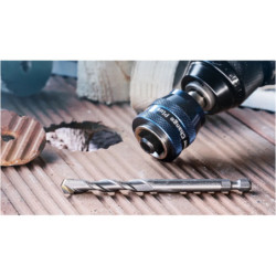 Foret de centrage Plus HSS-G Bosch bois et métal diamètre 7.15 mm longueur 105 mm