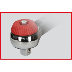 Clé dynamométrique 3/8 bouton poussoir 10-50Nm