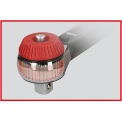 Clé dynamométrique 3/8 bouton poussoir 10-50Nm