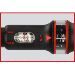 Clé dynamométrique 3/8 bouton poussoir 10-50Nm