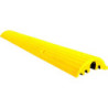 Passe-câbles 3 canaux - 1200 x 210 x 65 mm - jaune