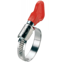 Colliers à clé papillon acier inoxydable W4 - sachet de 6