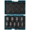 Coffret 9 douilles 1/2'' Impact Black 9 douilles de 8mm à 24mm