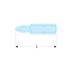 Embout de vissage pour tournevis Philips® série 2