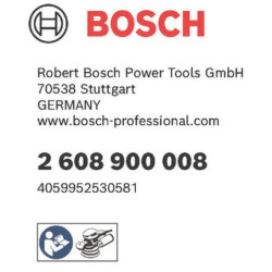 Plateau de ponçage BOSCH Expert Multihole Universal Ø 150 mm - Dur