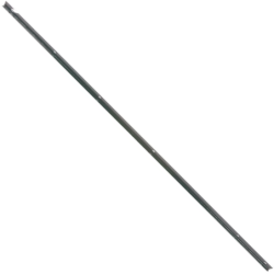 Piquet de clôture en acier - 35 x 35 x 3 cm H 2.5 m - vert