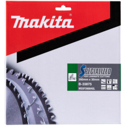 Lame de scie circulaire Specialized Makita spécial stratifié 260 x 30 mm 84 dents