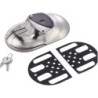 Antivol camionette tout type de porte - zamack fintion nickelé vis fournis