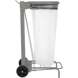 Poubelle mobile à pédale Rossignol Collecroule capacité 110 litres