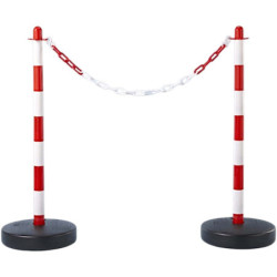 Potelet plastique sur coupelle ronde
