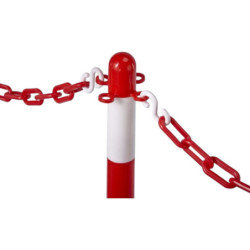 Potelet plastique sur coupelle ronde