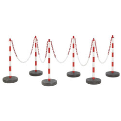 Potelet plastique sur coupelle ronde