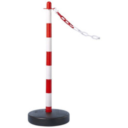 Potelet plastique sur coupelle ronde