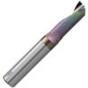 Fraise carbure 9441 Ø8mm micrograin 1Z polyglass iris aluminium
