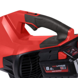 Souffleur à double batterie M18 F2BL-802 avec 2 batteries 18V 8Ah FORGE et un chargeur