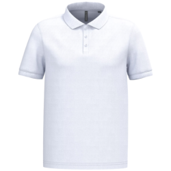 Polo homme K254 manches courtes 100% coton Blanc