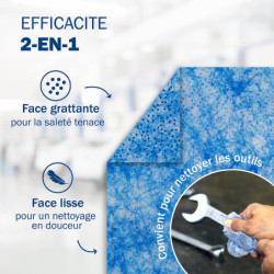 Lingettes nettoyantes Scrubs seau de 72 lingettes grand format 27x31 cm