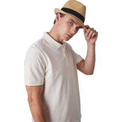Chapeau Panama K-Up bande noire amovible