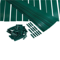 Kit lixo en rouleau 60 m RAL 6005 avec 100 clips de fixation