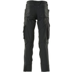 Pantalon de travail avec poches genouillères MASCOT Noir