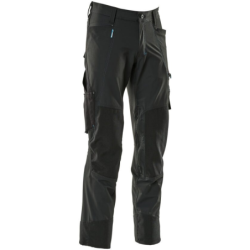 Pantalon de travail avec poches genouillères MASCOT Noir