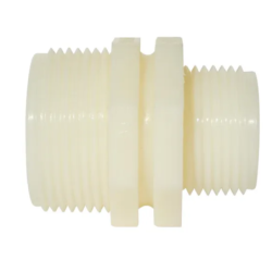 Raccord pour pompe à eau - Mamelon double mâle 33/42 et 26/34 - Droit et réduit - Fitt - Nylon