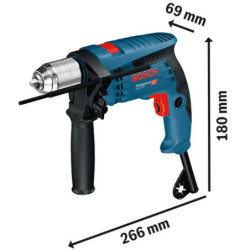 Perceuse à percussion filaire 230V Bosch GSB 13 RE 600W