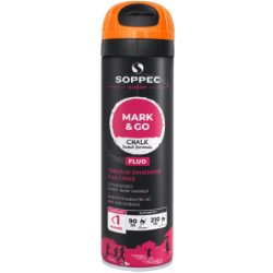 Traceur de chantier Mark & Go fluorescent temporaire 2-8 semaines 500ml