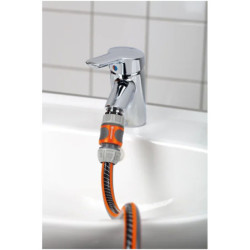Adaptateur brise-jet pour raccord robinet intérieur - Filetage mâle M24x1 et 20/27 - Gardena