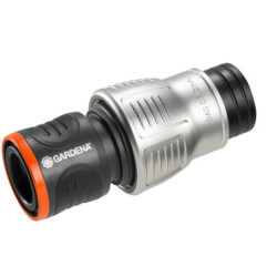 Raccord rapide avec fonction aquastop Premium - Gardena - Pour tuyau arrosage Ø 19 mm