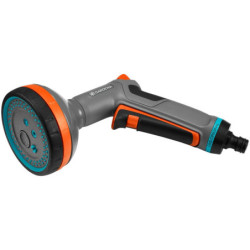 Pistolet d'arrosage multi-jets réglable Comfort Gardena - 5 jets au choix - Filtre nettoyant intégré