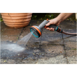 Pistolet d'arrosage multi-jets réglable Comfort Gardena - 5 jets au choix - Filtre nettoyant intégré
