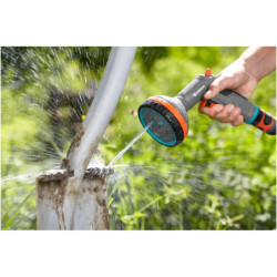 Pistolet d'arrosage multi-jets réglable Comfort Gardena - 5 jets au choix - Filtre nettoyant intégré