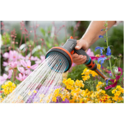 Pistolet d'arrosage multi-jets réglable Comfort Gardena - 5 jets au choix - Filtre nettoyant intégré