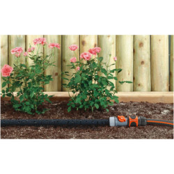 Ensemble raccords arrosage pour tuyau microporeux Ø 13 mm avec régulateur débit - Gardena