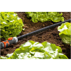 Ensemble raccords arrosage pour tuyau microporeux Ø 13 mm avec régulateur débit - Gardena