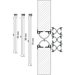 Joint pour protection anti pince doigts de porte battante