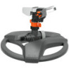 Arroseur canon sur traîneau Premium Gardena - Tête d'arrosage précise laiton - Portée 5-12,5 m