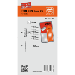 Set d’accessoires Best of cutters HSS Nova 25 Weldon 3/4 Ø12 14 16 18 20 22 x 25mm