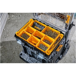 Organisateur transparent étanche TSTAK grande capacité 7.8 litres IP54, DEWALT