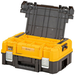 Coffret TSTAK IP54 petite contenance avec organiseur supérieur et longue poignée supérieure