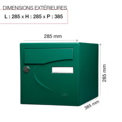 Boîte aux lettres Préférence Renz vert RAL 6005