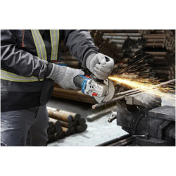 Pack Bosch perceuse visseuse GSR 185-LI + meuleuse GWS 18V-8 125 et 2 batteries 18V 4Ah