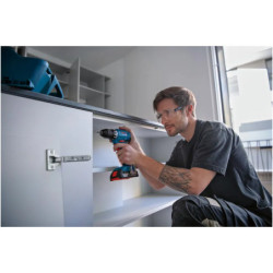 Pack Bosch perceuse visseuse GSR 185-LI + meuleuse GWS 18V-8 125 et 2 batteries 18V 4Ah