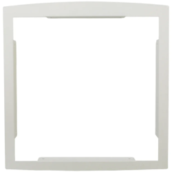 Cadre d'encastrement H.33.6 x L.32.6 x P.3.5 cm Renz Blanc RAL 9016