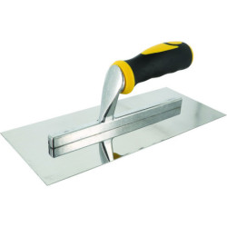 Platoir lame inox 280x120mm manche bi-matiere